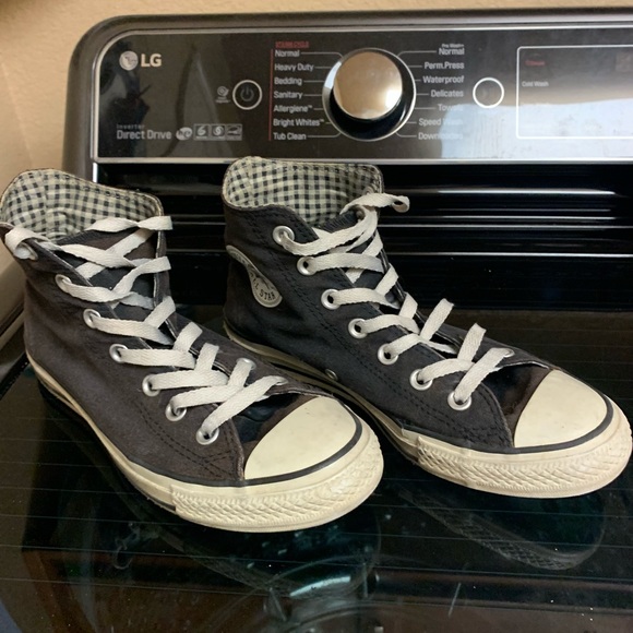 Converse black high top